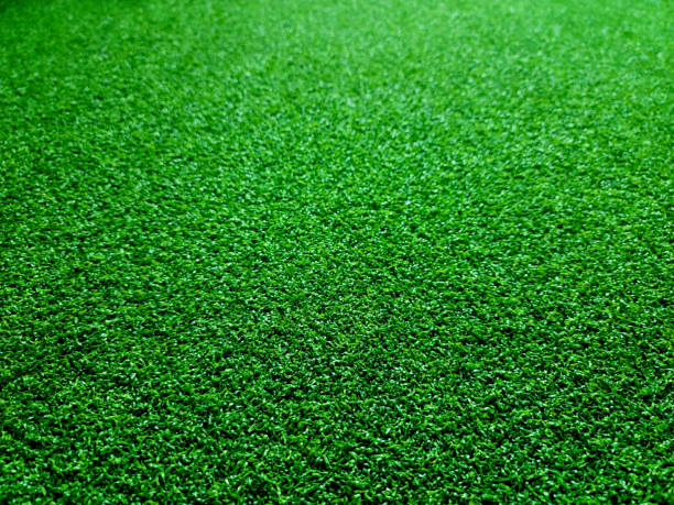 istock Top view of artificial green grass texture background. 2192962877