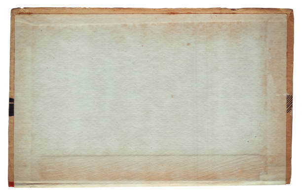 istock Vintage background of old ancient torn paper texture isolated 2192963738