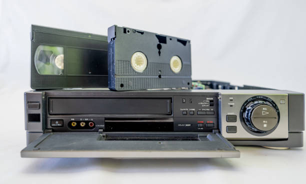 istock Electronic VHS Cassette Tape Recorder and Player 2192965803