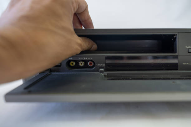 istock Electronic VHS Cassette Tape Recorder and Player 2192965828