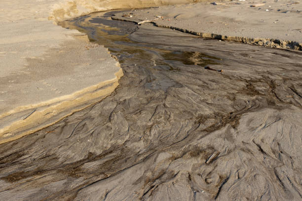 istock Structure of a sand after a tide, Sicily, Italy 2192965931