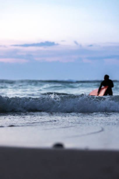 istock Breaking waves from Uluwatu beach at sunset. 2192967759