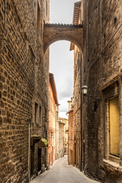 istock Beautiful Arch and Stone Architecture in Perugia, Umbria, Italy 2192967897