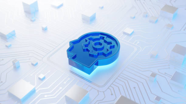istock Abstract AI Technology Concept With Circuit Board and Gear Icon 2192971935