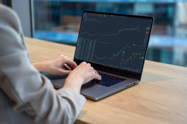 istock Professional Woman Analyzing Financial Data on a Laptop in Modern Workplace 2192972499