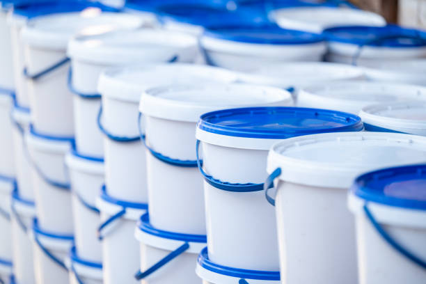 istock Batch of harvested honey in buckets 2192973950