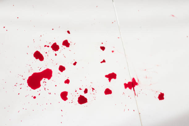 istock Drops of blood stains on the floor 2192977871