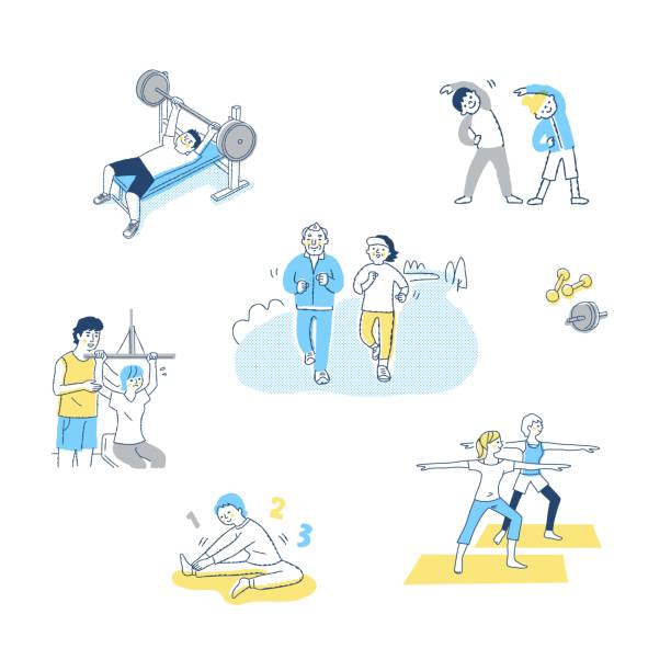 Stretch Machine Vector 4,000+ Basic Stretching Exercises Stock Illustrations, Royalty-Free ...