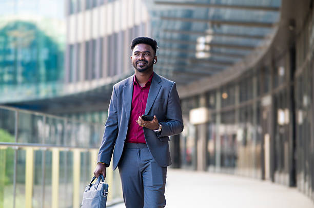 istock Young Indian businessman conducting business on the go 2192988832