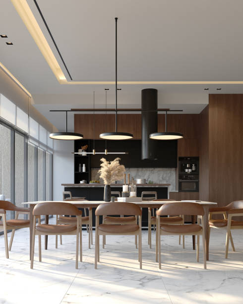 istock 3d render of apartment interior  living and dining room 2192996011