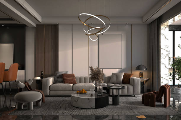 istock 3d render of living room 2192997890
