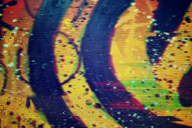 istock Abstract futuristic urban yellow, black, green motion glitch effect background 2193000569