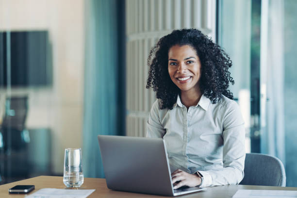 istock Confident businesswoman working in the office 2193004991