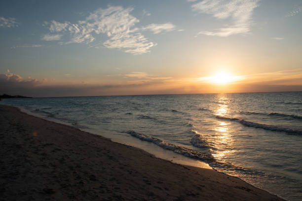 istock Sunset on the beach in Varadero, Cuba. 2193011360