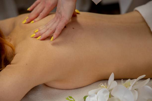 istock Enjoy the calming effects of Relaxing Massage Therapy, enriched with beautiful floral elements 2193015950