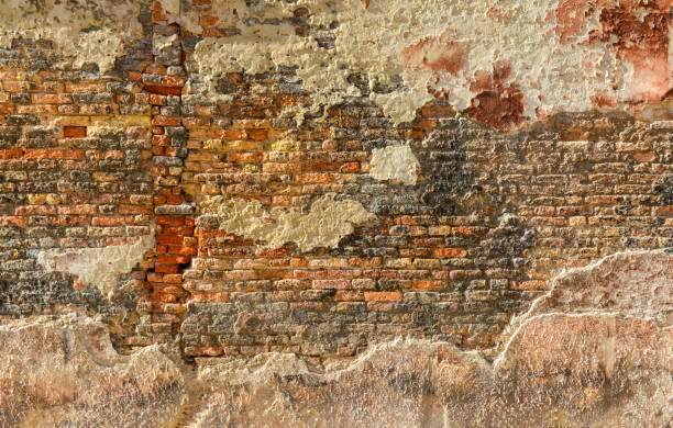 istock Old brick wall with red brick background, vintage wall background 2193020874
