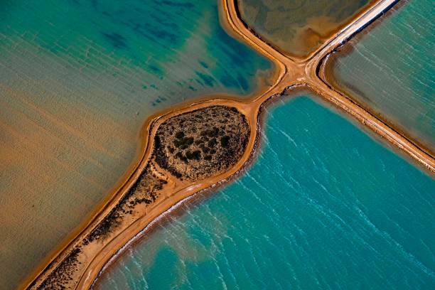 istock Shark Bay Salt Mining Area, Western Australia, Australia 2193027010