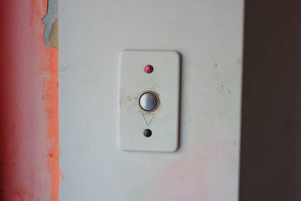 istock The Elevator Call Button situated prominently on the Wall is a crucial accessibility feature 2193031870