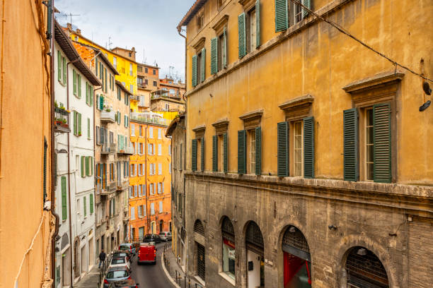 Beautiful Cityscape in Perugia, Umbria - Italy