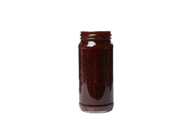 istock PNG, Strawberry jam in a jar, isolated on white background 2193035779