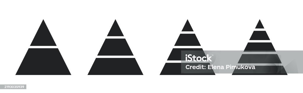 Triangle Pyramid Visual Levels Of Triangular Pyramid Triangle Pyramid Chart Maslow Layer ...