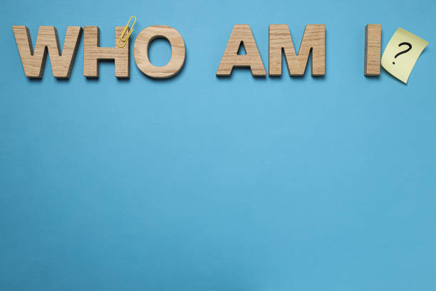 istock Text from wooden letters on blue background, space for text 2193036377