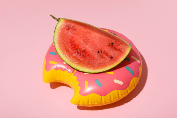 istock Concept of summer time with fresh watermelon 2193043024