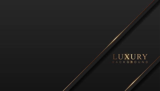 istock 3d luxury abstract black and gold lines and shapes background 2193046153