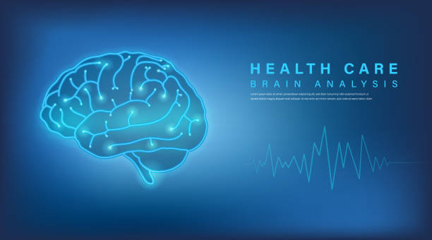 istock analysis of brain with medical health care technology element, graphic of MRI scan interface 2193055539