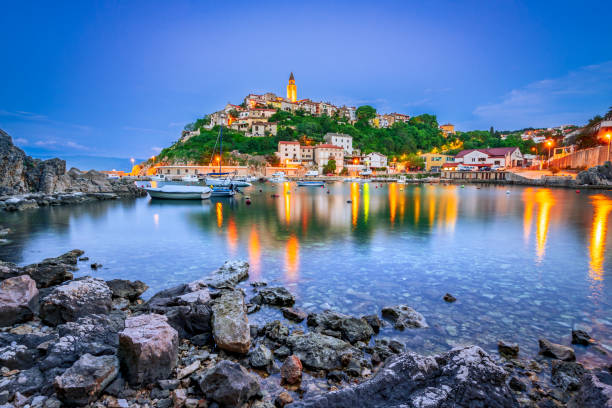 istock Vrbnik, Croatia. Charming Krk Island, breathtaking sea water reflection. 2193057769