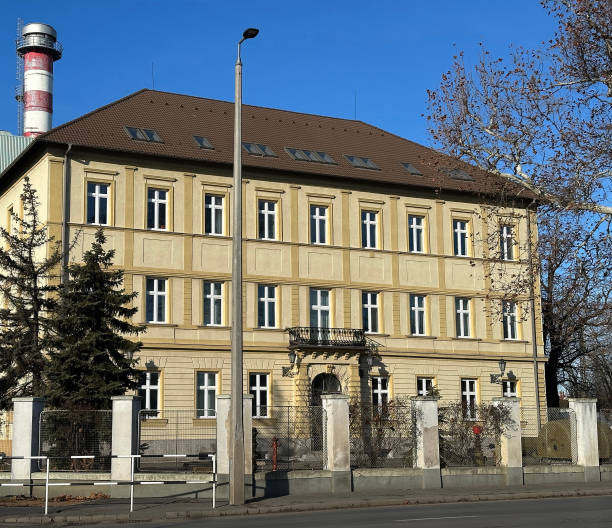 istock Office building of the power plant 2193059913