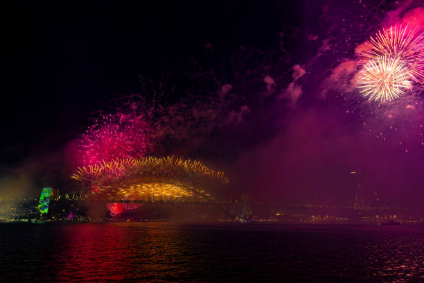 istock New Year Eve Fireworks 2025 from Sydney Harbour Bridge 2193062359