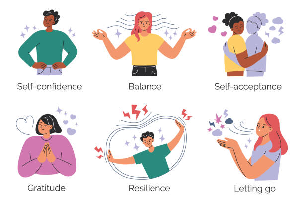 Download Selflove, Mindfulness, Love. Royalty-Free Stock Illustration ...