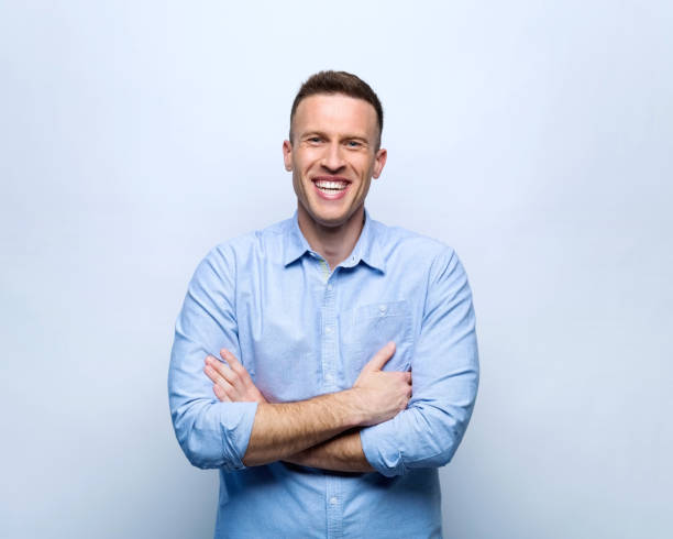istock Portrait of happy man 2193068386