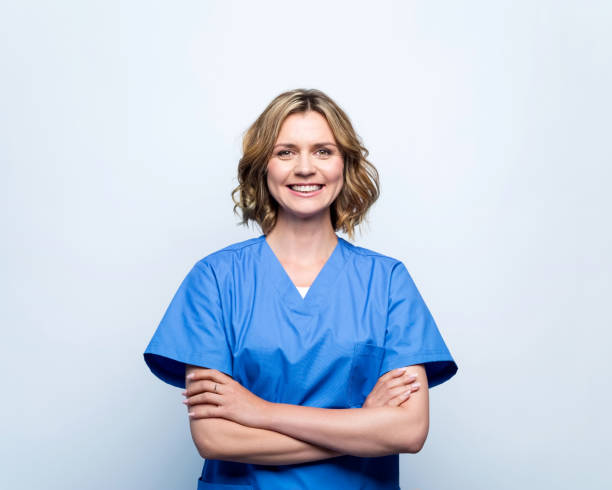 istock Portrait of pleased nurse 2193068551