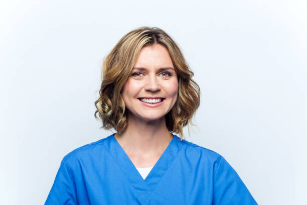 istock Portrait of pleased nurse 2193068562