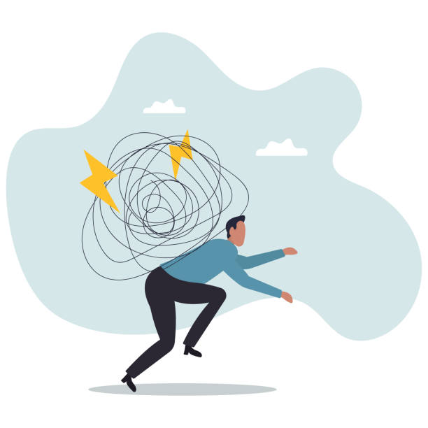 Anxiety Loading 210+ Cognitive Load Theory Stock Illustrations, Royalty-Free Vector ...