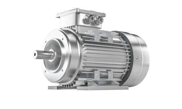 istock Industrial electric motor isolated on white background 2193079045