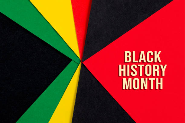 istock Black History Month Background with Papers 2193082775