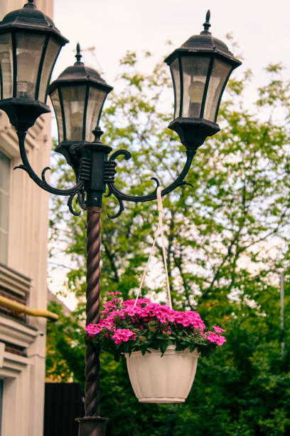 istock Old street lamp in the old town 2193087114