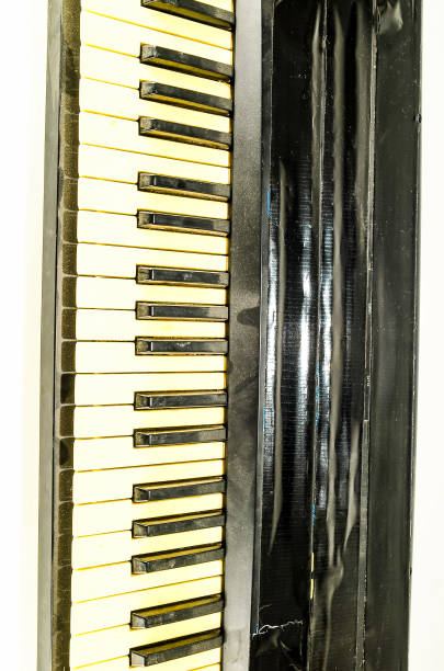 istock A black and white piano with a white keyboard 2193094297