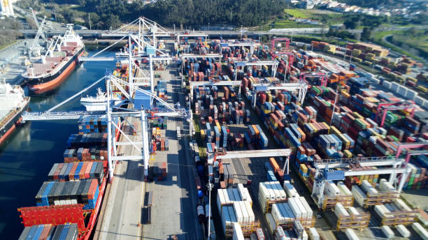 istock Port of Leixões: Logistics, Shipping, and Transportation Hub 2193101818