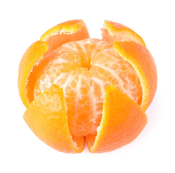 istock One fresh ripe tangerine isolated on white 2193109112