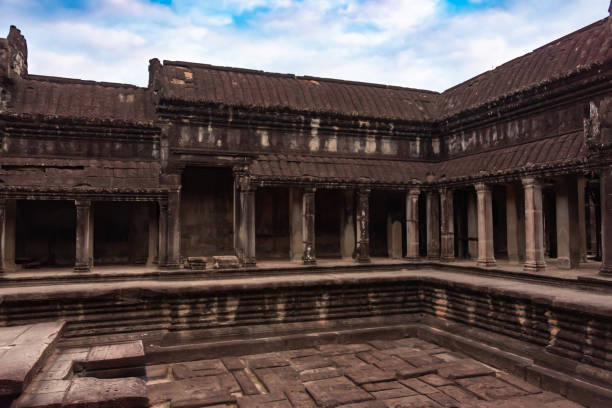 istock Angkor Wat, ancient temple ruins in Cambodia 2193109294