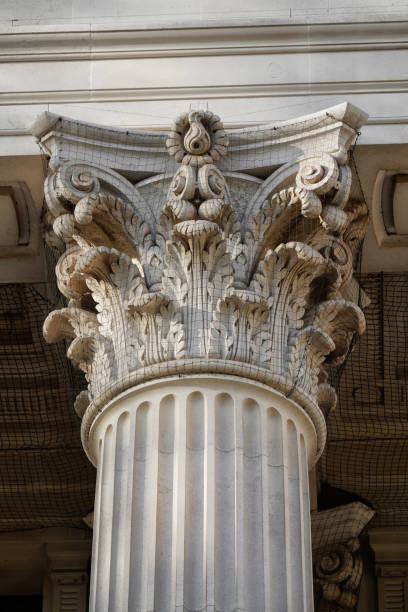 istock Beaux-Arts Design, Beaux-Arts Architectural Style Building, Trinity Square London Corinthian columns (The Old Headquarters of the Port of London Authority (PLA) Building) 2193116340