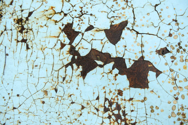 istock The vintage industrial background features a rusty, textured metal sheet 2193118755