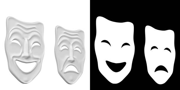 istock Comedy and Tragedy Theater Masks 2193120399