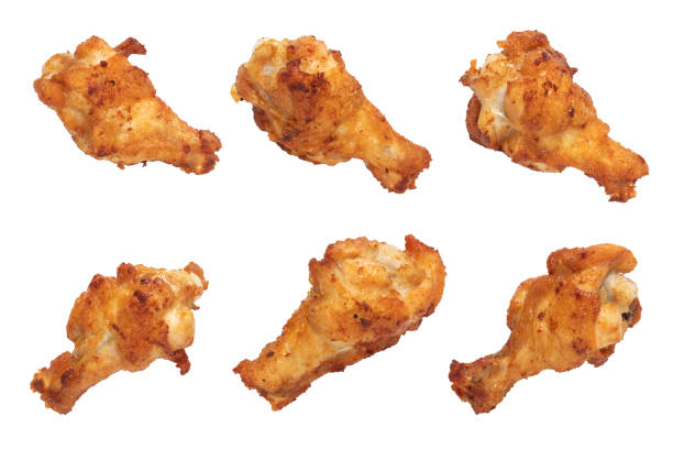 istock set of fried small chicken drumsticks isolated on white background 2193120916