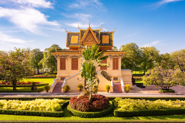 istock Royal palace in Phnom Penh city, Cambodia 2193124783