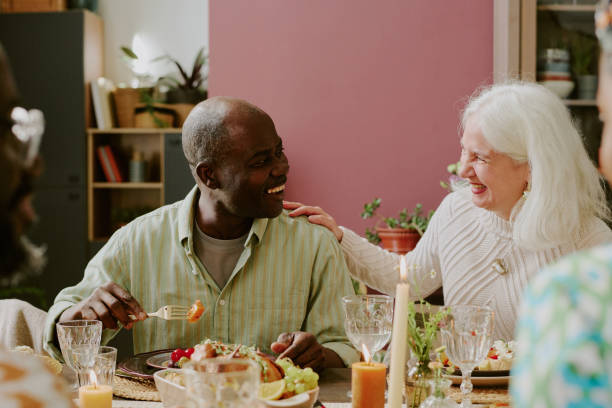 istock Caucasian Wife Smiling while Looking at African American Husband 2193126098